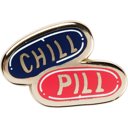 Take A Chill Pill Cute Enamel Pins on Giftable Cards - 20+ Styles Available