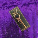 Hello Weekend Gold Bar Skinny Keychains - Metal Quote Key Holder