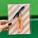 Soul Sisters Girl to Girl Keychains on Gift Cards | Gift for Her, Motel Style Keychain, Greeting Card