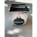 Single Despair Holiday Mini Glass Ornament in Black