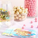 Happy Vibes Gold Foil Cocktail Beverage Party Napkins | Barware Party Essentials