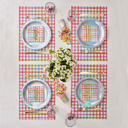 Gingham Cheers Foil Cocktail Beverage Party Napkins | Barware Party Essentials