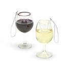 Red Wine Happy Hour Hand-Crafted Glass Ornament | Real Liquid Inside | Wine, Martini, or Margarita | Gift for Her