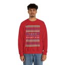 Red Small Ho Ho Dirty Ho Bag "Ugly Christmas Sweater" Unisex Heavy Blend™ Crewneck Sweatshirt (Sizes S-4X)