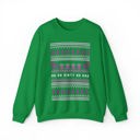 Green Small Ho Ho Dirty Ho Bag "Ugly Christmas Sweater" Unisex Heavy Blend™ Crewneck Sweatshirt (Sizes S-4X)