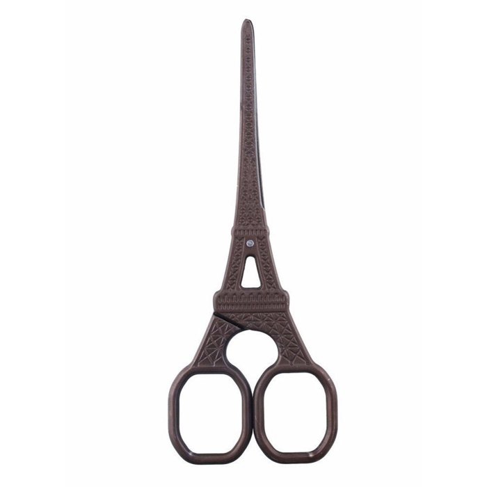 Eiffel Tower Mini Scissors in Antique Bronze or Gold - Giftable Stocking Stuffer Embroidery Utility Scissors Desk Accessory