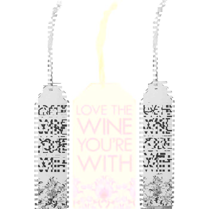 Cute Wine Bottle Gift Tags for Gifting Wine | Reusable Holiday Funny Saying Gift Hangers