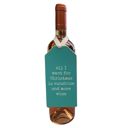 All I Want For Christmas Is Sunshine and More Wine Cute Wine Bottle Gift Tags for Gifting Wine | Reusable Holiday Funny Saying Gift Hangers