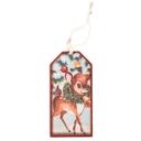 Let's Get Blitzen Cute Wine Bottle Gift Tags for Gifting Wine | Reusable Holiday Funny Saying Gift Hangers