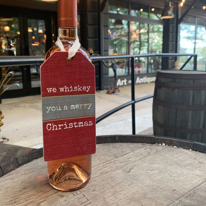 Cute Wine Bottle Gift Tags for Gifting Wine | Reusable Holiday Funny Saying Gift Hangers