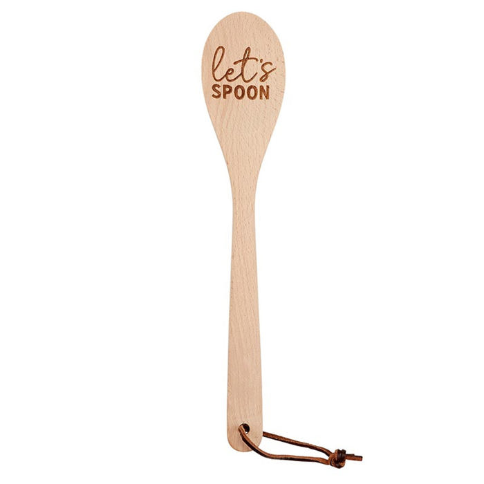 Giftable Wooden Spoons with Cute Sayings in Gift Bags | Kitchen Gift Stocking Stuffer 