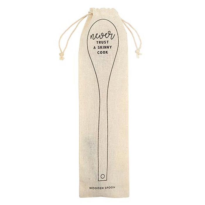 Giftable Wooden Spoons with Cute Sayings in Gift Bags | Kitchen Gift Stocking Stuffer 