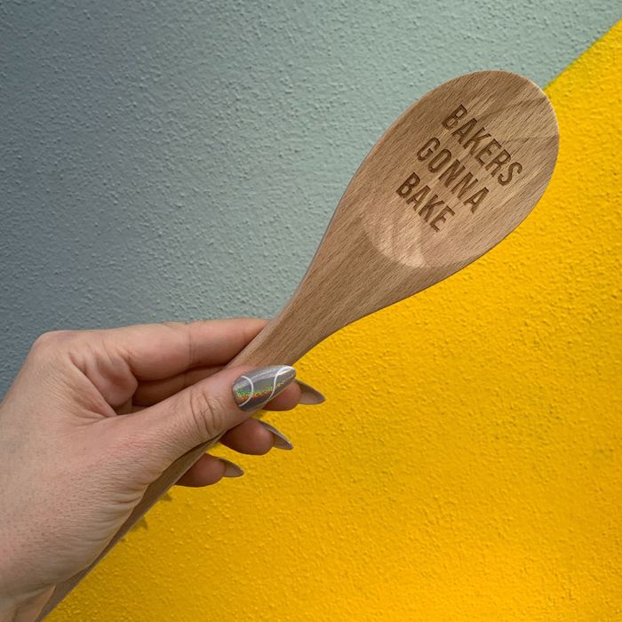 Giftable Wooden Spoons with Cute Sayings in Gift Bags | Kitchen Gift Stocking Stuffer 