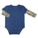 Cactus Tattoo Snapshirt Baby Bodysuit in Blue Baby Gifts - Clothes and Toys Ages 0-12 Months, Snapshirts, Hats, Pants, Dolls