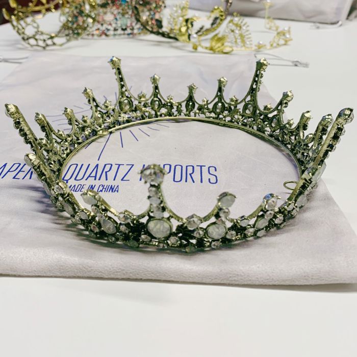 Crowns and Tiaras for Bridal, Prom, Costume, Formal, Gift - Adult Size Gold, Silver, Pearl Crowns and Jeweled Headbands