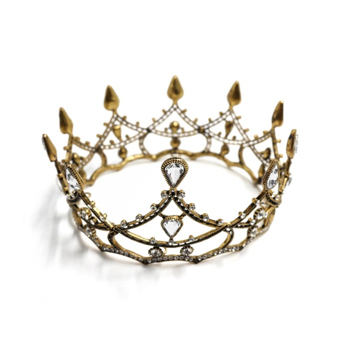 Crowns and Tiaras for Bridal, Prom, Costume, Formal, Gift - Adult Size Gold, Silver, Pearl Crowns and Jeweled Headbands