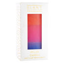 Mini Red-Pink-Blue Pillar Candle Ombre and Floral Feminine Pillar Candles | Home Gift for Her