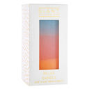 Mini Pillar Candle in Blue Pink Orange Ombre and Floral Feminine Pillar Candles | Home Gift for Her