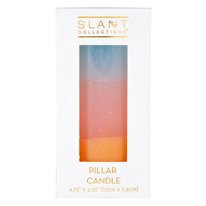 Ombre and Floral Feminine Pillar Candles | Home Gift for Her