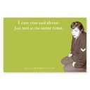 I Can Rise and Shine Just Not at the Same Time Sticky Notes in Green Funny Retro Ladies Sticky Notes | Stocking Stuffer Cute Quotes Gift for Her