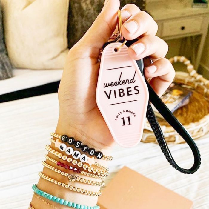 Feminine Stocking Stuffer Keychains - Out of Office, Beach Please, Weekend Vibes, Keys to the Dream House