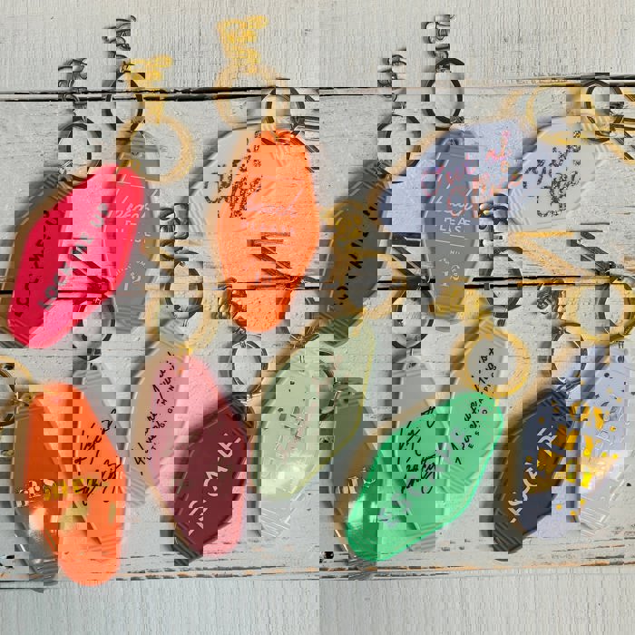 Feminine Stocking Stuffer Keychains - Out of Office, Beach Please, Weekend Vibes, Keys to the Dream House