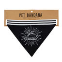 Got Treats Black Pet Bandana Cute Dog Pet Bandanas with Funny Sayings - Dog Lover Cat Lover Cute Stocking Stuffer Gift