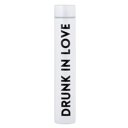 Drunk In Love Flask Bottle in White  Giftable Skinny Flask or Water Bottle 3 Styles: Pop Fizz Clink, Tie the Knot, Drunk in Love - In Cardboard Tube for Gifting