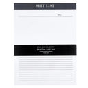 Shit List Chunky List Pad Luxe Feminine Chunky List Notepads - Sh*t List, This Beautiful Mess, Last Minute - Stocking Stuffer Stationery Desk Pad