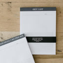Shit List Chunky List Pad Luxe Feminine Chunky List Notepads - Sh*t List, This Beautiful Mess, Last Minute - Stocking Stuffer Stationery Desk Pad