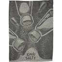 Kinda Salty "Get The Hell Out of My Kitchen" and other Jacquard Giftable Novelty Tea Towel 20" x 28" | Gift for Her