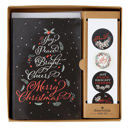 Joy Peace Bright Cheers Merry Christmas SALE Christmas Card Box Sets with Sticker Seals - 3 Options - Includes Envelopes and Stickers Xmas Greeting Cards 