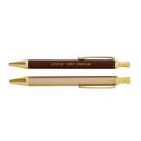 Livin' The Dream Pen Set Boxed Gift Pen Set of 2 - Men and Women Office Desk Gift Stocking Stuffer - 19 Options!