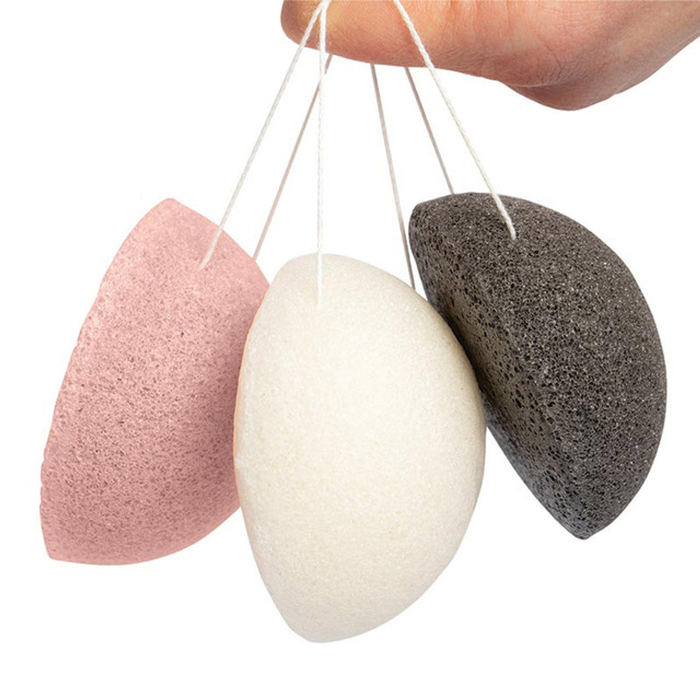 Konjac Body and Makeup Sponges in Gift Packaging - Spa Stocking Stuffer for Her