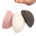 White Konjac Facial Sponge  Konjac Body and Makeup Sponges in Gift Packaging - Spa Stocking Stuffer for Her