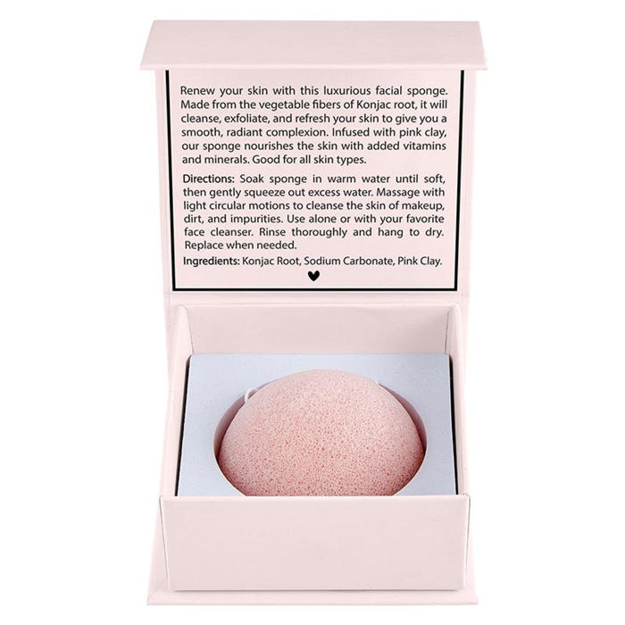 Konjac Body and Makeup Sponges in Gift Packaging - Spa Stocking Stuffer for Her