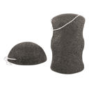 Charcoal Konjac Sponge Set Konjac Body and Makeup Sponges in Gift Packaging - Spa Stocking Stuffer for Her