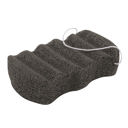 Charcoal Konjac Body Sponge  Konjac Body and Makeup Sponges in Gift Packaging - Spa Stocking Stuffer for Her