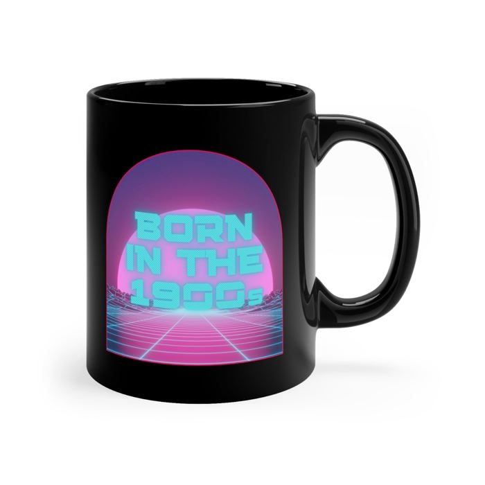 Born in the 1900s Ceramic Coffee Mug | Aging Millennial Gen X Boomer Funny 80s Themed Gift Mug 