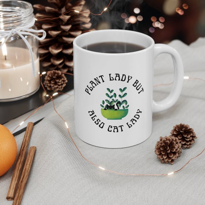 Plant Lady Coffee Mugs | Plant Lover Gifts, Funny Puns, Gift Mugs for Her