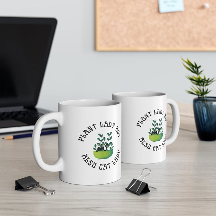 Plant Lady Coffee Mugs | Plant Lover Gifts, Funny Puns, Gift Mugs for Her