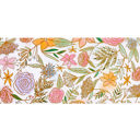 Dried Flowers Fabric Table Runner | Floral Design Cotton Table Mat | 13" x 70" Fabric Table Runners - 4 Options - Floral, Retro Mod, Geometric, Balloon Dog Party