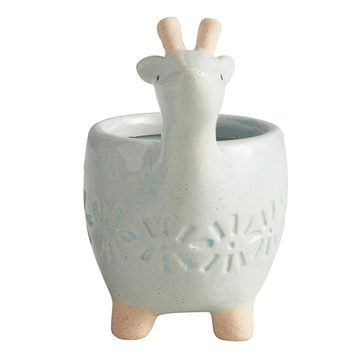 Animal Shaped Plant Pots - Fish, Zebra, Walrus, Giraffe, Hedgehog, Llama and more