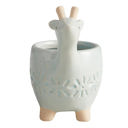 Deer Mini Ceramic Planter | Small Animal Shaped Pot | Cute Planter Decor  | 2.5" x 5" Animal Shaped Plant Pots - Fish, Zebra, Walrus, Giraffe, Hedgehog, Llama and more