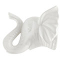 Elephant Ceramic Pot in White | Decorative Animal Shaped Planter For Succulents/ Small Plants Animal Shaped Plant Pots - Fish, Zebra, Walrus, Giraffe, Hedgehog, Llama and more