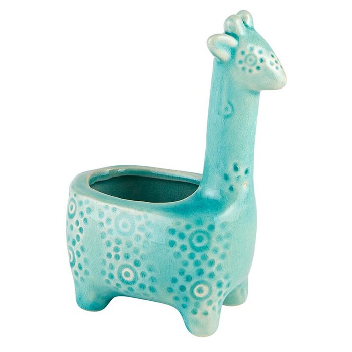 Animal Shaped Plant Pots - Fish, Zebra, Walrus, Giraffe, Hedgehog, Llama and more