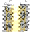 Dish Towel Hello Future Bring It Mystical Hand Zipper Pouch and Dish Tea Towel - All-Over Astrology Design in Yellow and Black