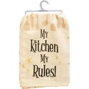 My Kitchen My Rules You & I Are More Than Friends, We're Like a Really Small Gang Towel and Other Funny Cute Gift Dish Tea Towels