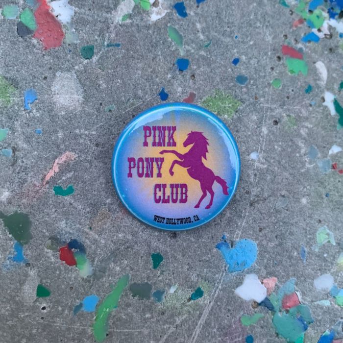 Pink Pony Club and Hot To Go 1.25" Buttons - Pinback Button Pins