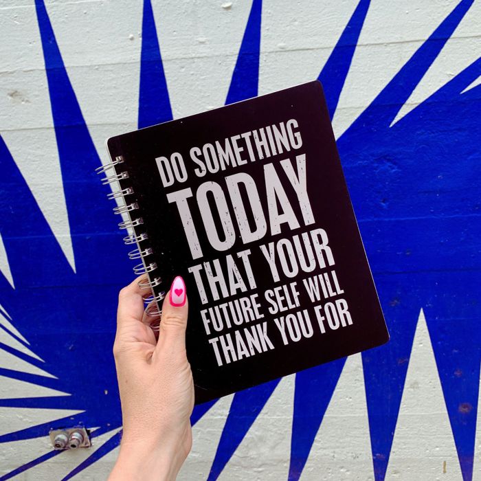 Pretty Spiral Notebooks with Quotes and Illustrations in 16+ Styles